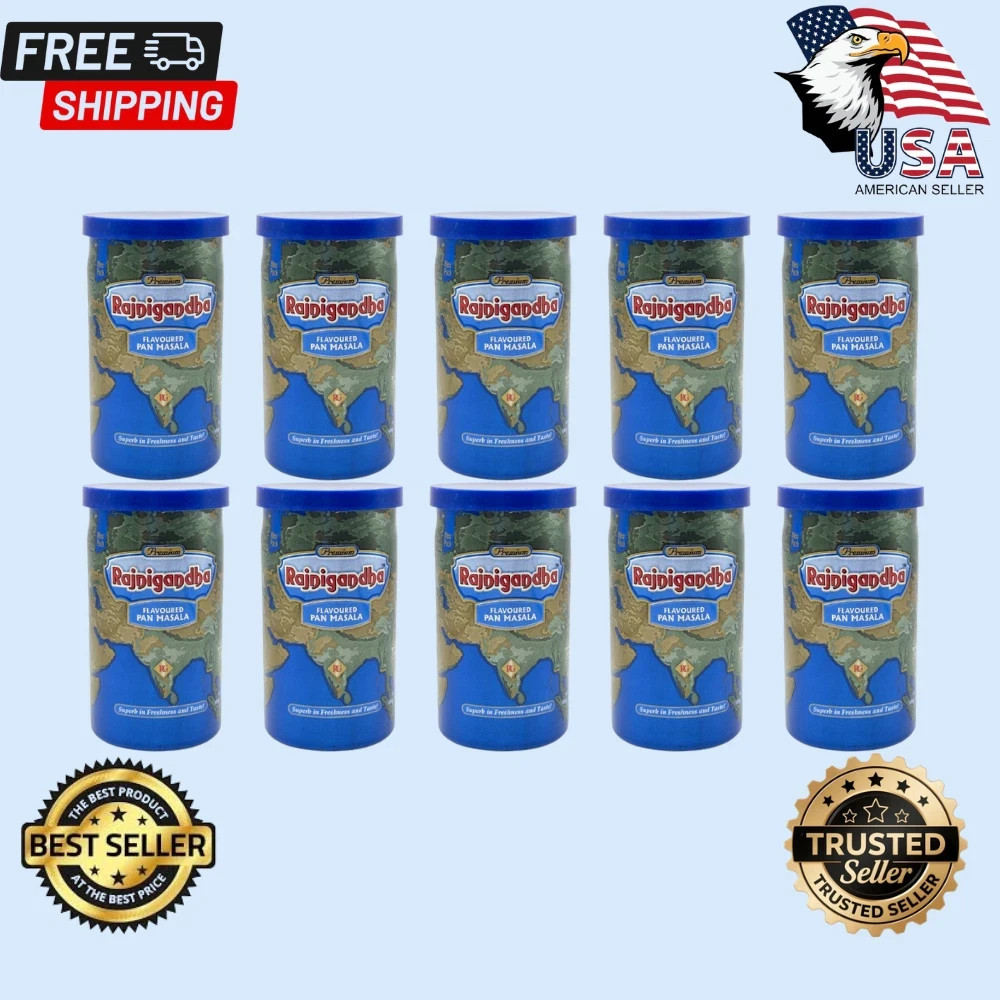 Rajnigandha Pan Masala Export 10 Packs 100gm Each Flavored Pan Masala Exp 10/26