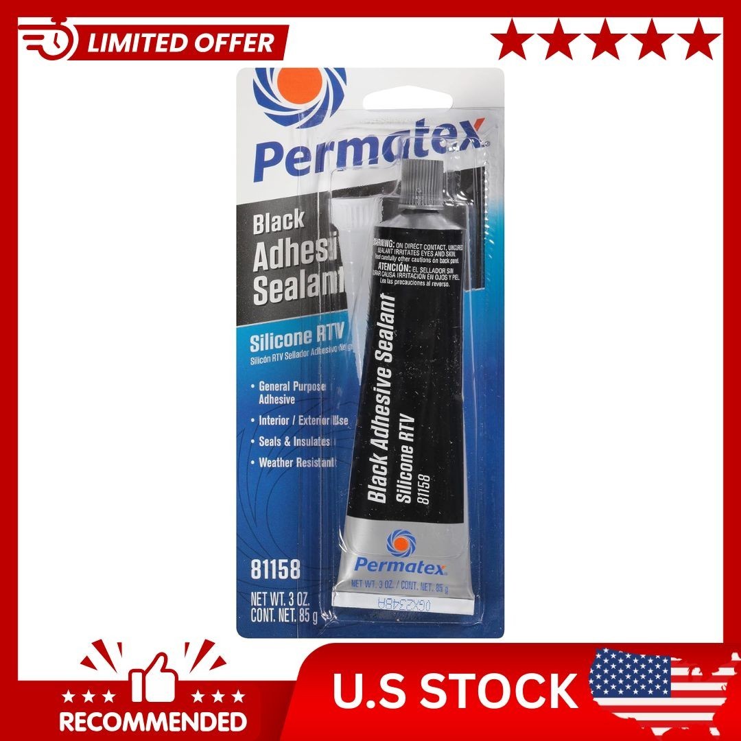 Permatex® Ultra Black® Maximum Oil Resistance RTV Silicone Gasket Maker 3 oz