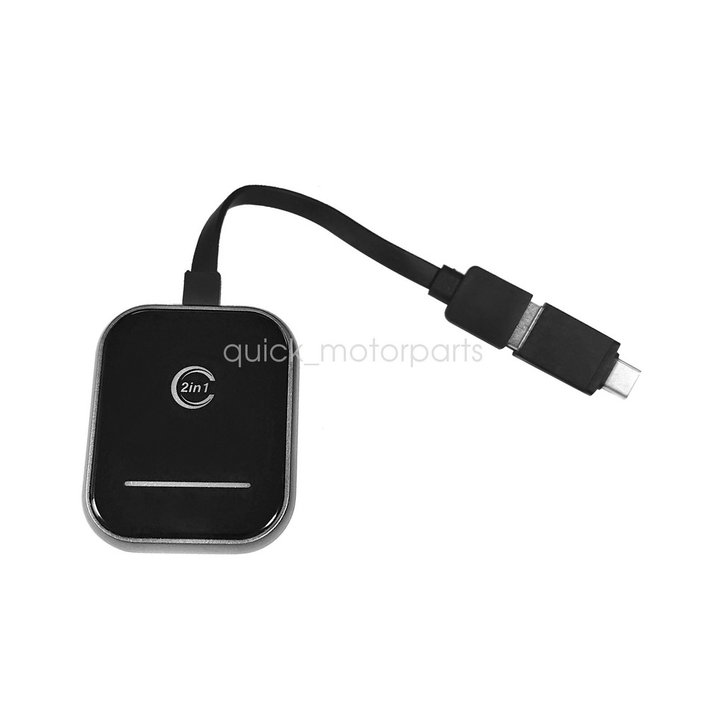 New 2-in-1 Wireless CarPlay&Android Auto Adapter-Convert Wired to Wireless