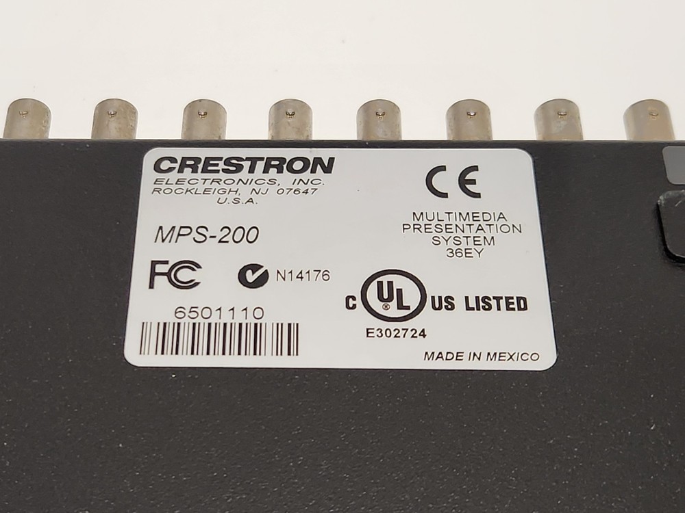 Crestron MPS-200 Multimedia Presentation System Controller