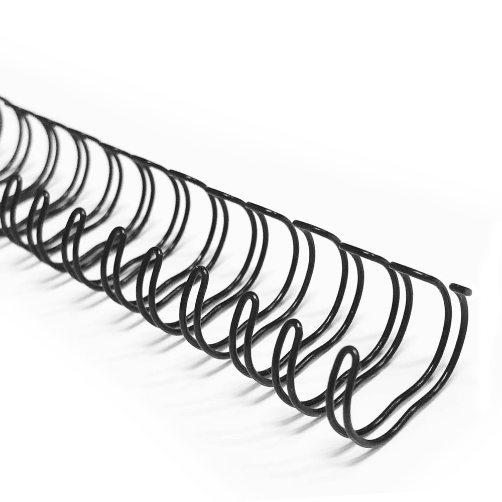 50 Pack Double Loop Wire Binding Spines, 5/8 Inch Diameter, 2:1 Pitch,21-Loop...