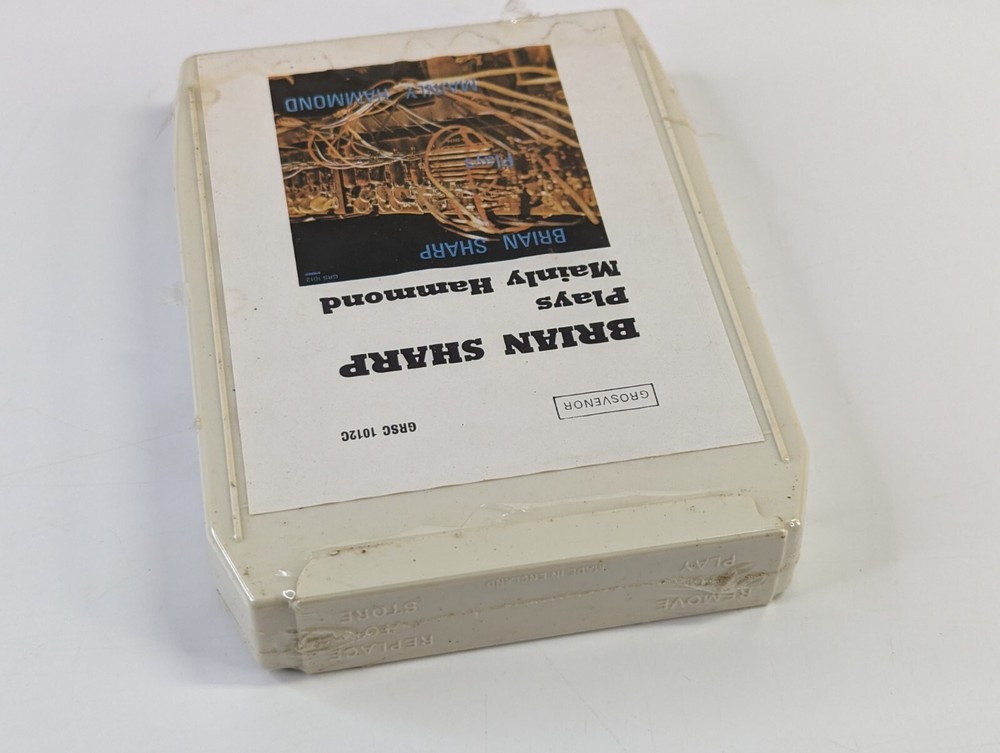 Brian Sharp Plays Mainly Hammond 8 Track Cartridge 1970's Unopened