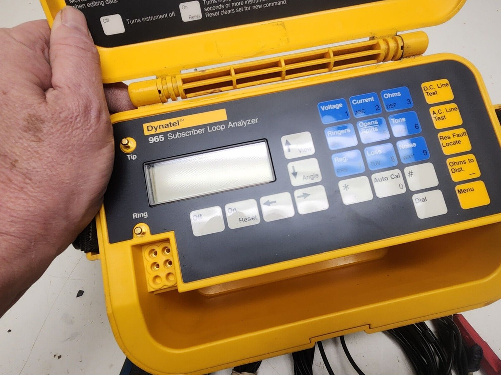 3M Dynatel 965 Subscriber Loop Analyzer & Butt Set for Line Testing