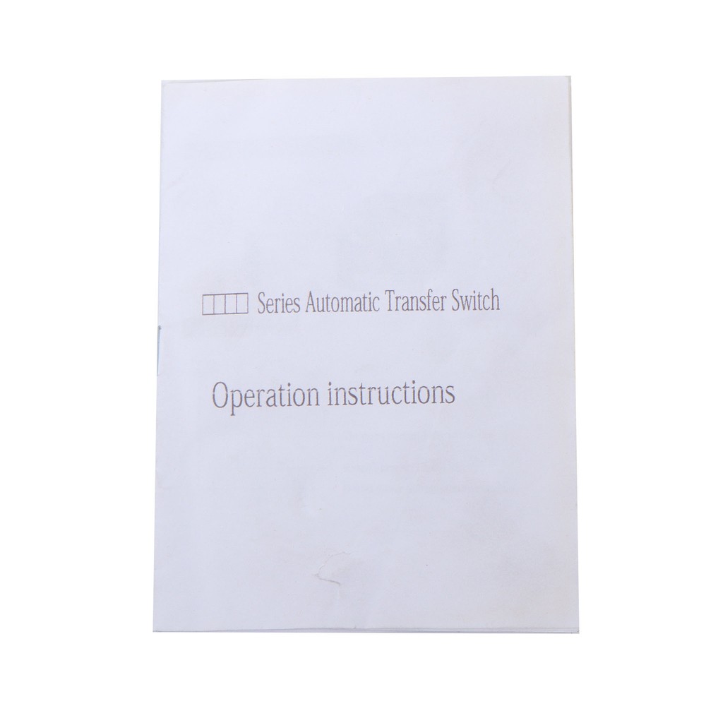 110V 220V Automatic Transfer Switch 250A 4 Poles Grid to AC Generator