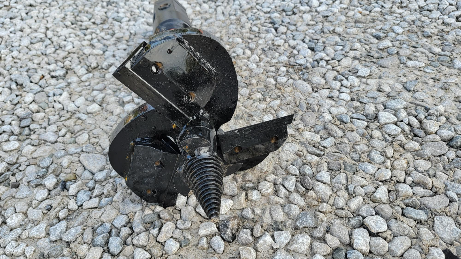 Danuser 10" Hex Stump Auger Planer With Steel Cutting Blades and Pilot 190127