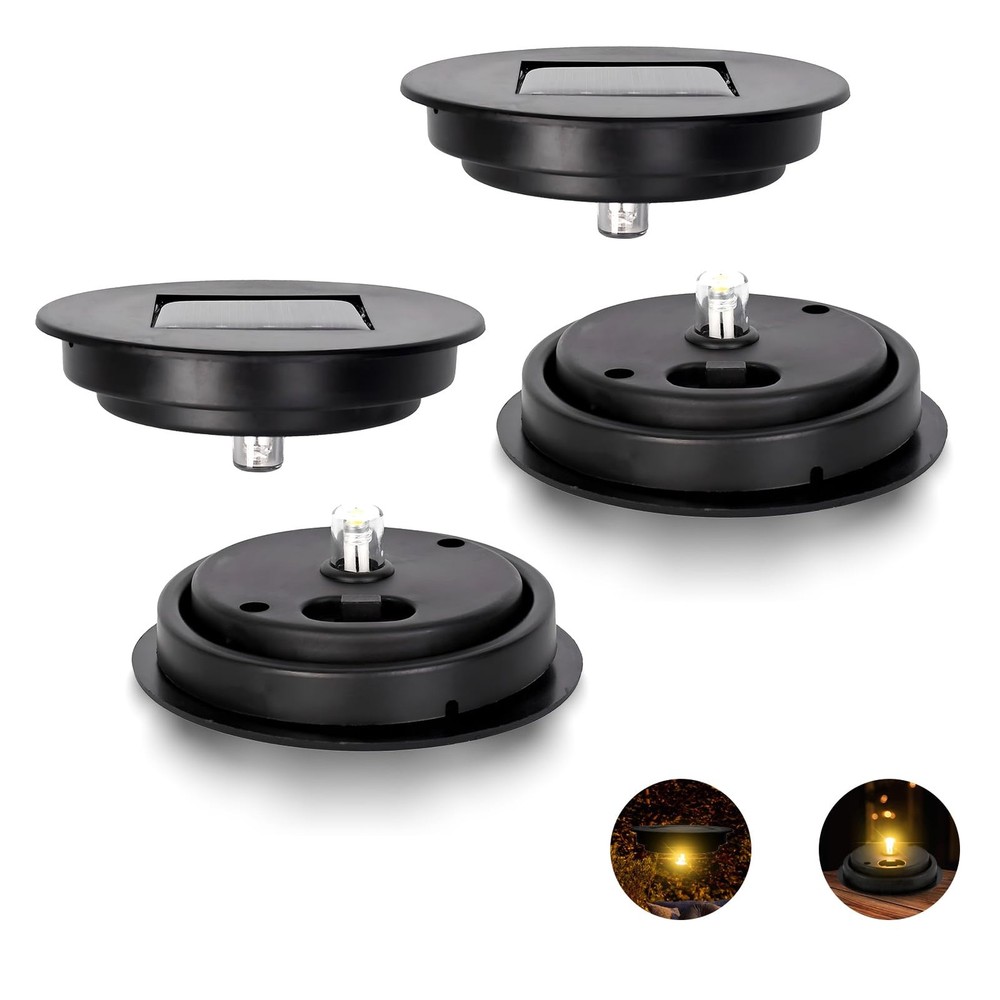 Solar Light Replacement Top 4 Pack Used to Replace Broken Solar Lantern Parts...