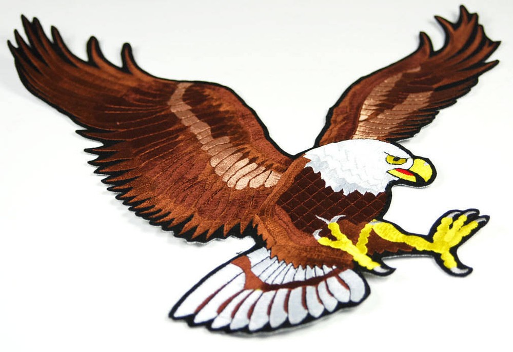 Huge Us Air Force Bald Eagle Jacket Patch Patriotic Embroidered Patch-US149