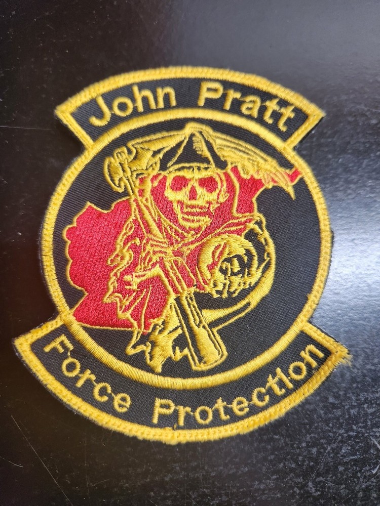 Air Force John Pratt Force Protection Patch Grim Reaper Skull Tactical