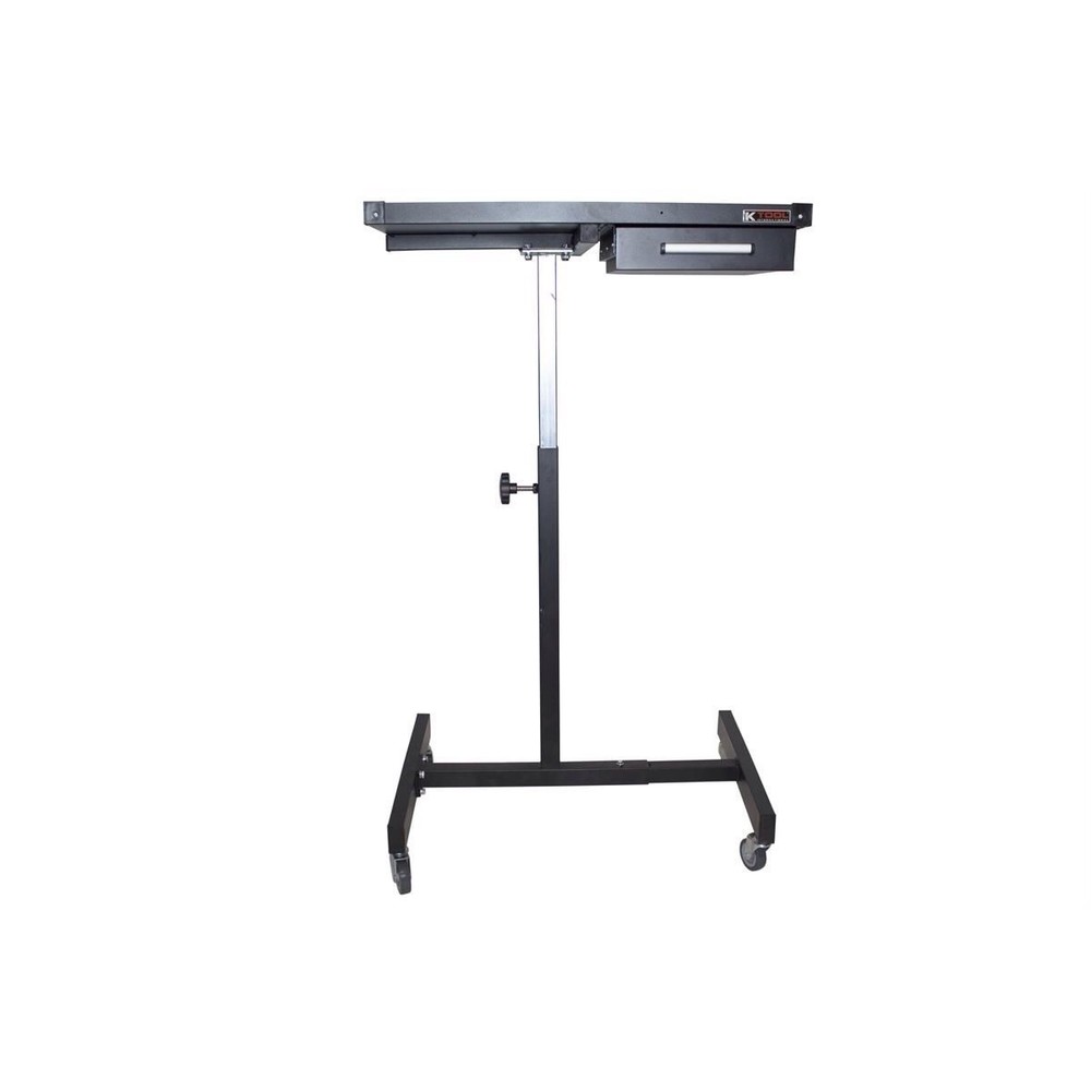 K Tool International Work Table 30 Inch Adjustable (Matte Black)