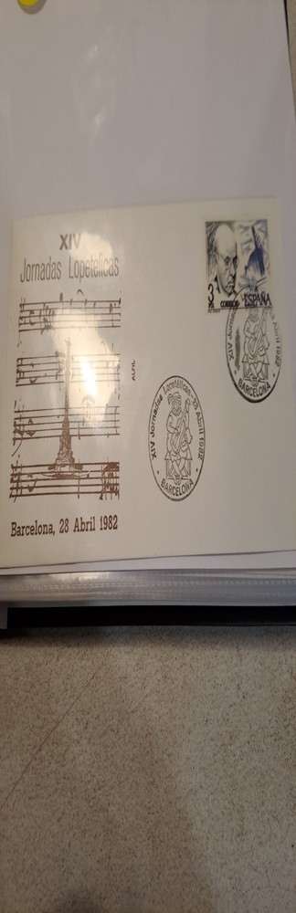 SPAIN COMMEMORATIVE COVER 1982