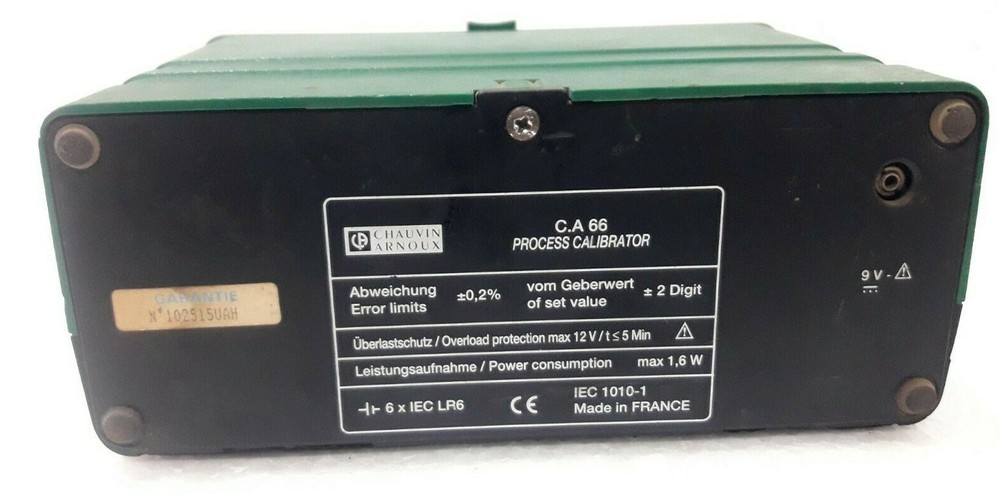 Process Calibrator Chauvin Arnoux C.A 66