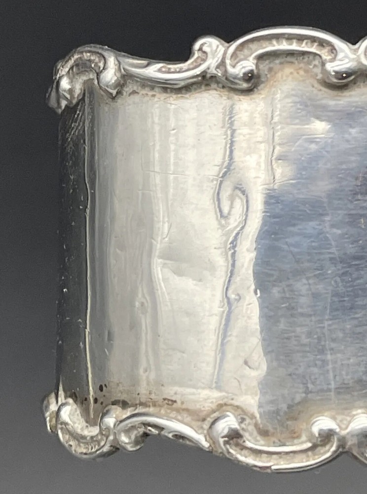 Sterling Silver Napkin Ring Name Engraved “Ray”