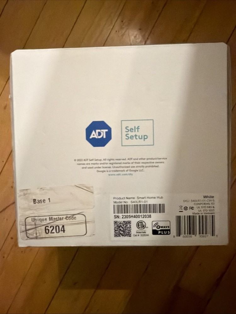 ADT Self Setup Smart Home Hub - White (S40LR1-01)