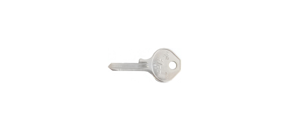 Kaba Ilco 1092C Master/Dexter M17 Blank Utility Key Silver