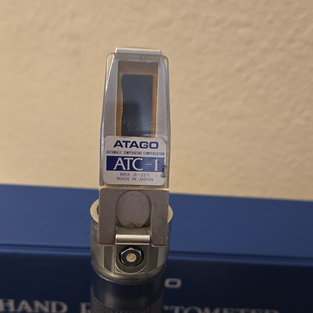 ATAGO ATC-1 Handheld Refractometer Automatic Temperature Compensation Box Manual