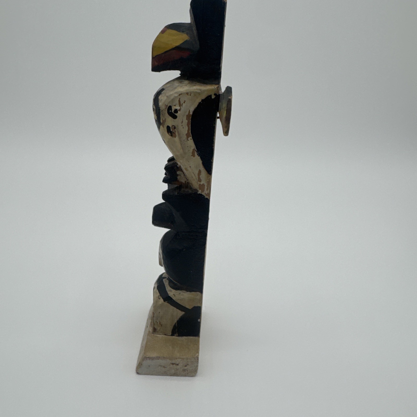 Original Hand Carved Totem Van. B.c Miniature 4.5"