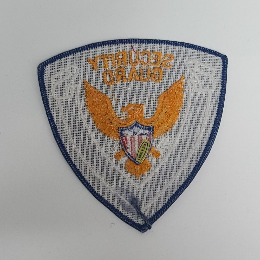 Security Guard Crest Eagle with USA Crest Security Officer Patch
