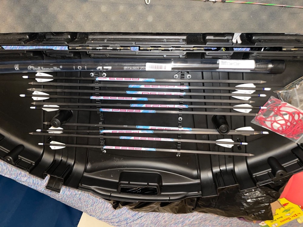 compound bow and arrow set