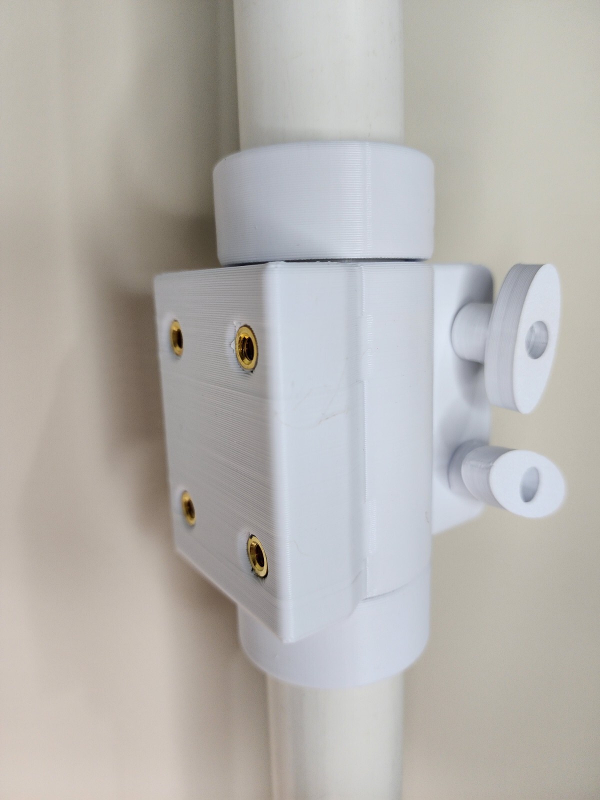 Transducer Pole Boat Mount for 1" PVC, Wooster Pole, or Summit Pole - Livescope