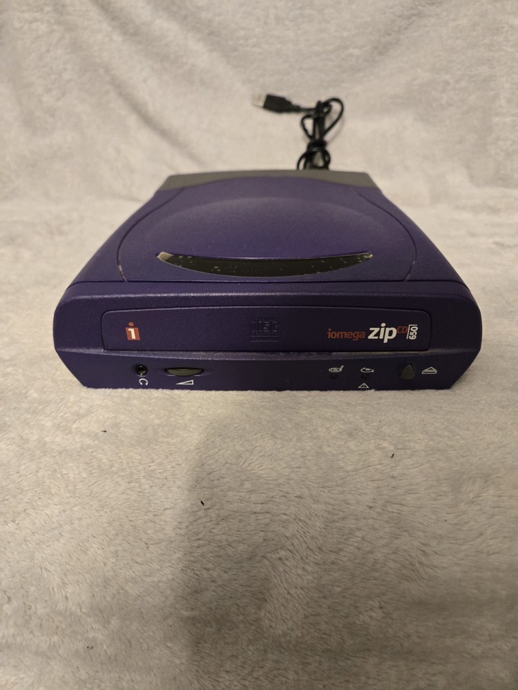 iomega zip CD 650 ZIPCDUSB Recordable/Rewriteable External Drive UNTESTED
