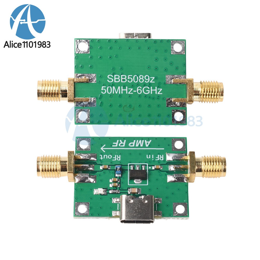 DC 5V SBB5089 Gain 20dB RF Module 5MHz~6GHz RF Power Amplifier Front-end module