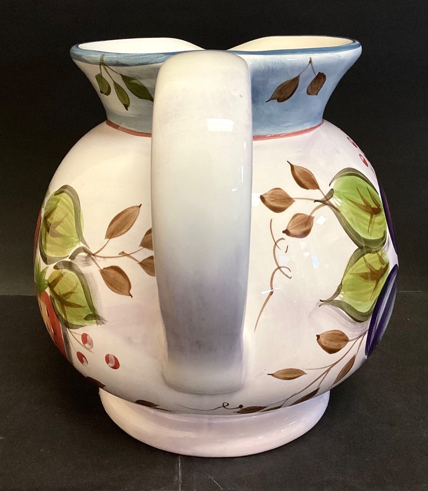 Heritage Mint, LTD. Black Forest Fruits Ceramic 3 Quart Pitcher