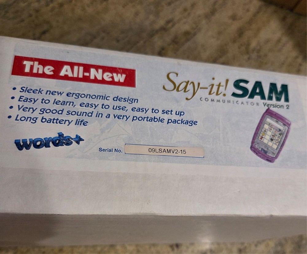 Say-It! Sam Communicator V.2 Words+ *SOLD AS IS*
