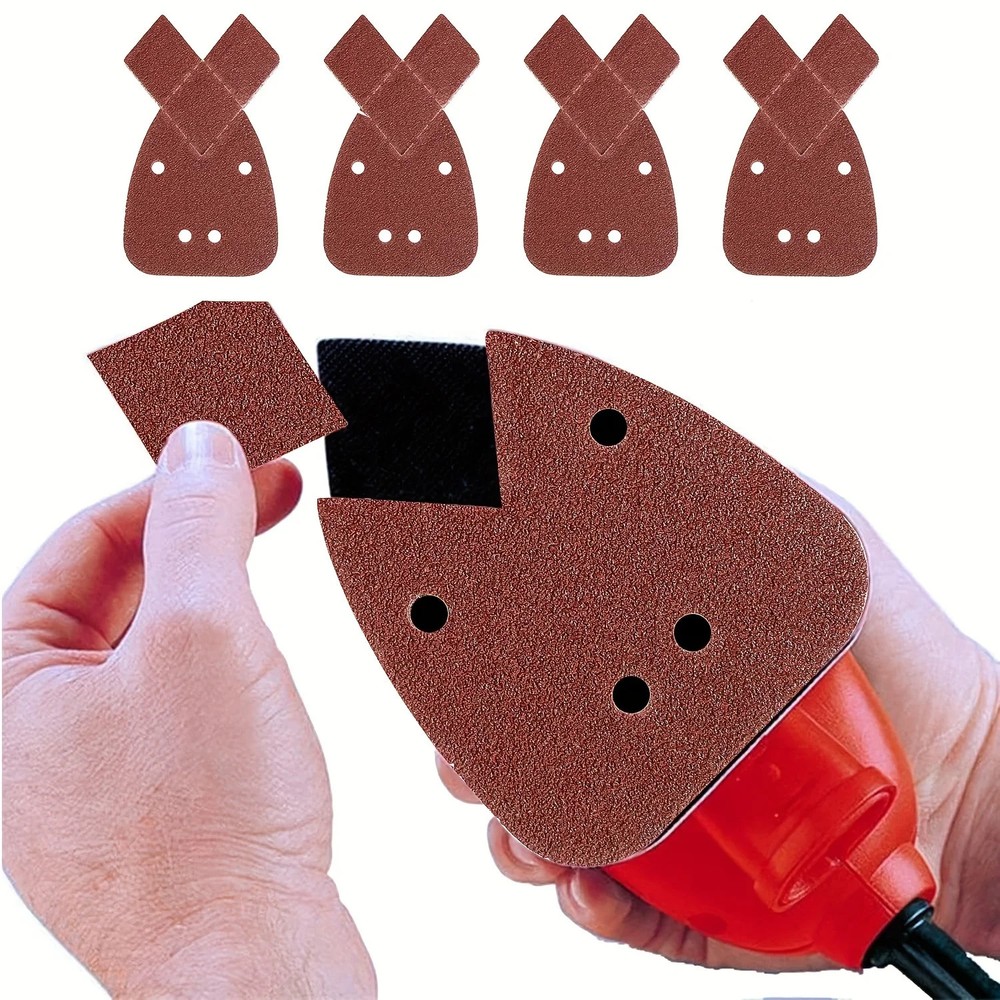 10pcs Mouse Sanding Sheets Sandpaper For Mouse Sander, Grit Pack 60 - 320 Grits