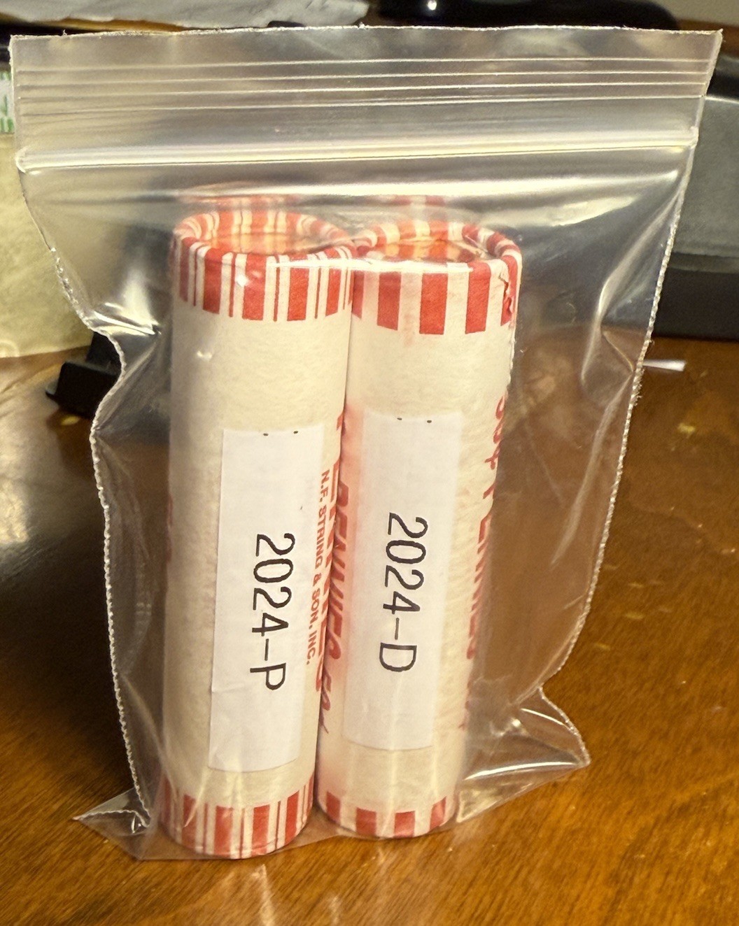 2024-P&D Lincoln Shield Cent Rolls(2)FREE 2025-P&D 2x2 w/Purchase! Vol. Disc’s!