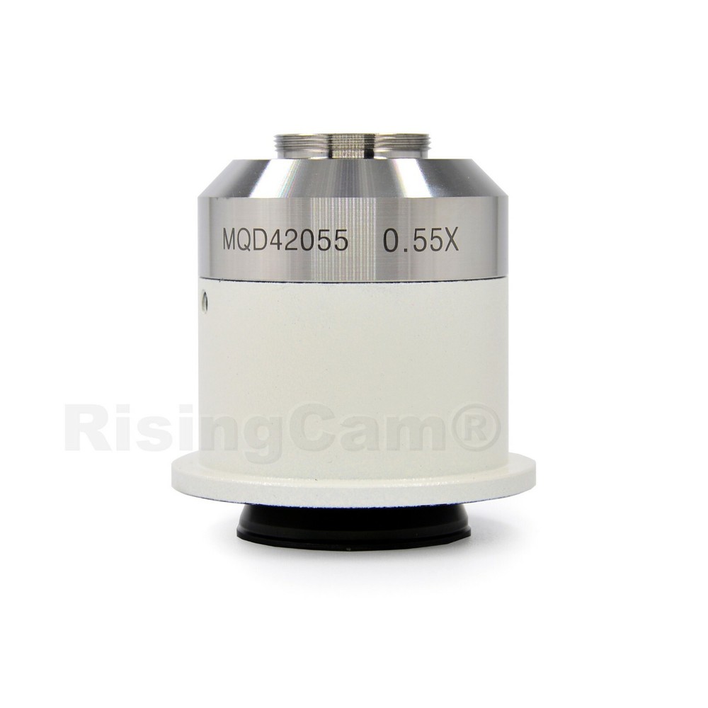 Focusable 0.55x microscope C mount adapter for Nikon trinocular microscope