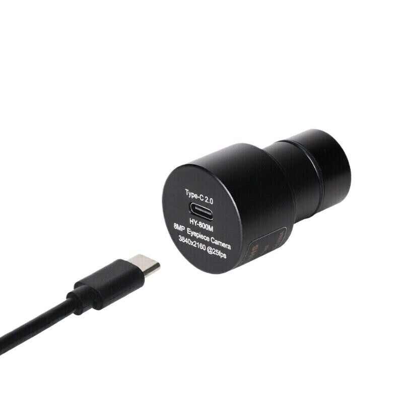 8MP HD USB Digital Electronic Camera Eyepiece Microscope/Telescope with Adapter