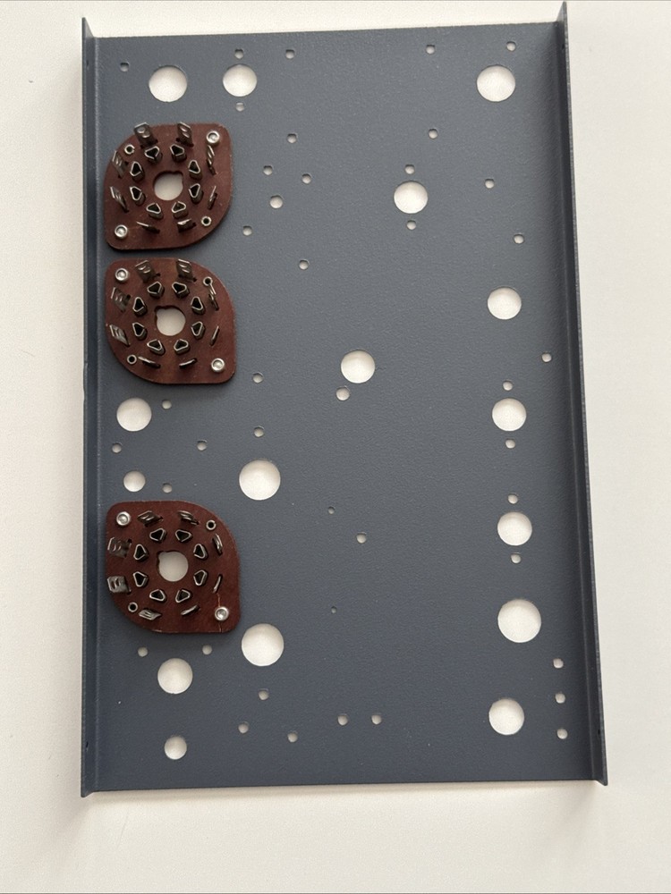 PARASET replica FRONT PANEL with 3 sockets BLUE POWDER