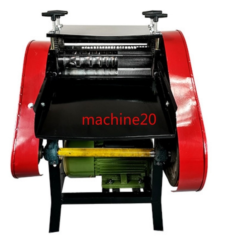 Double-core rubber waste copper wire and cable stripping machine
