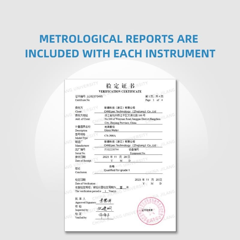 EberSpec Single-Angle 60° High-Precision Gloss Meter,with a Display Accuracy...