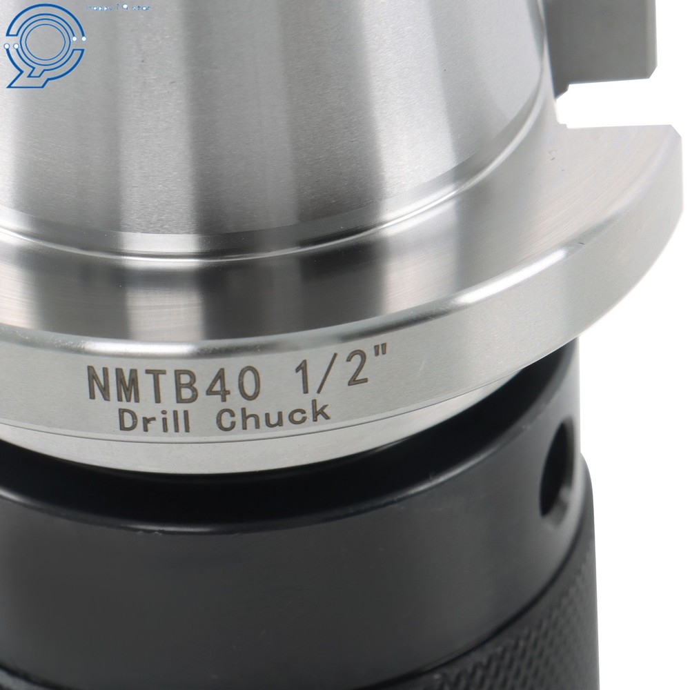 NMTB40 Drill Chuck 1/2 Keyless Operation Integral Shank 5/8-11 Pull Stud