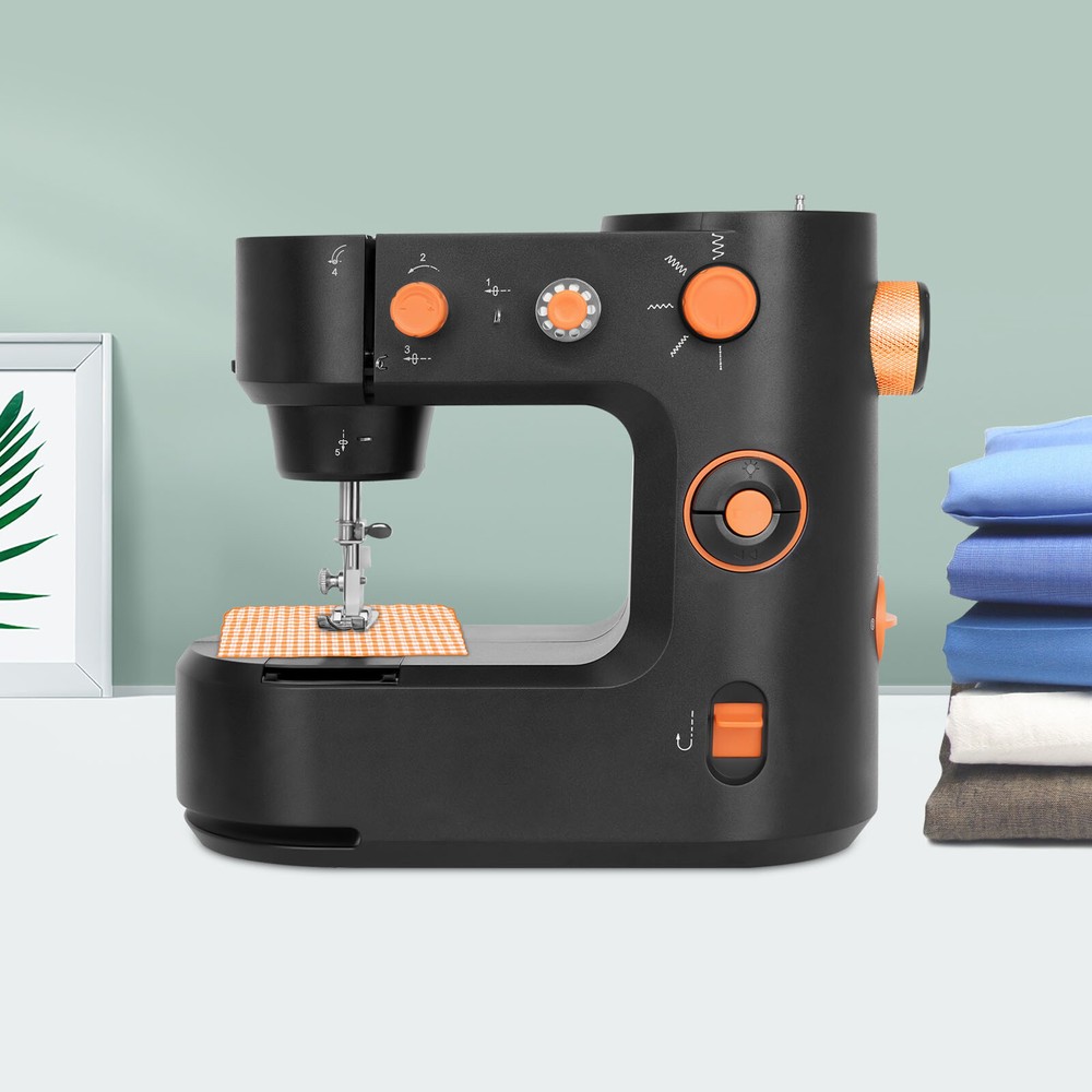 Portable Mini Electric Sewing Machine Two Modes With Storage Box For Beginners