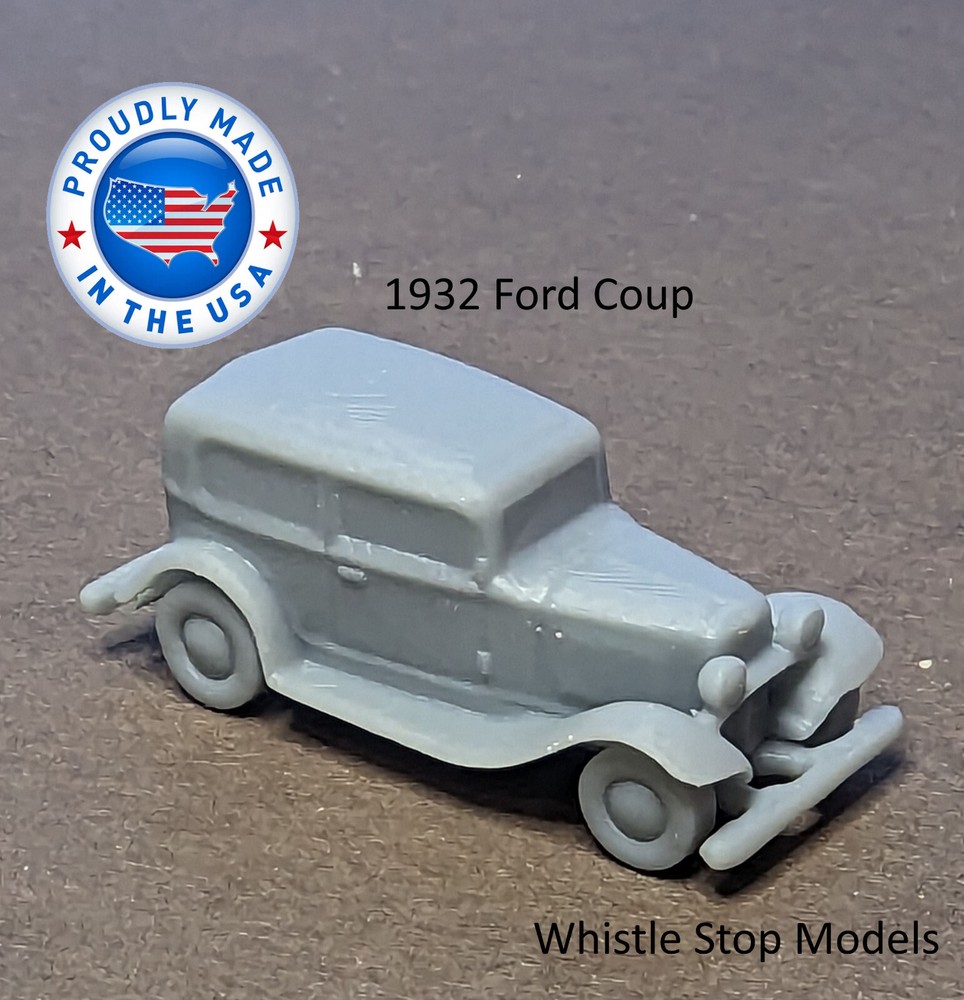 N Scale 2 1932 Ford Coupes N1046