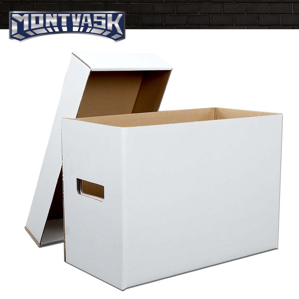 5Pcs Comic Books Storage Boxes Short Holds 150-175 Stackable Durable Archive