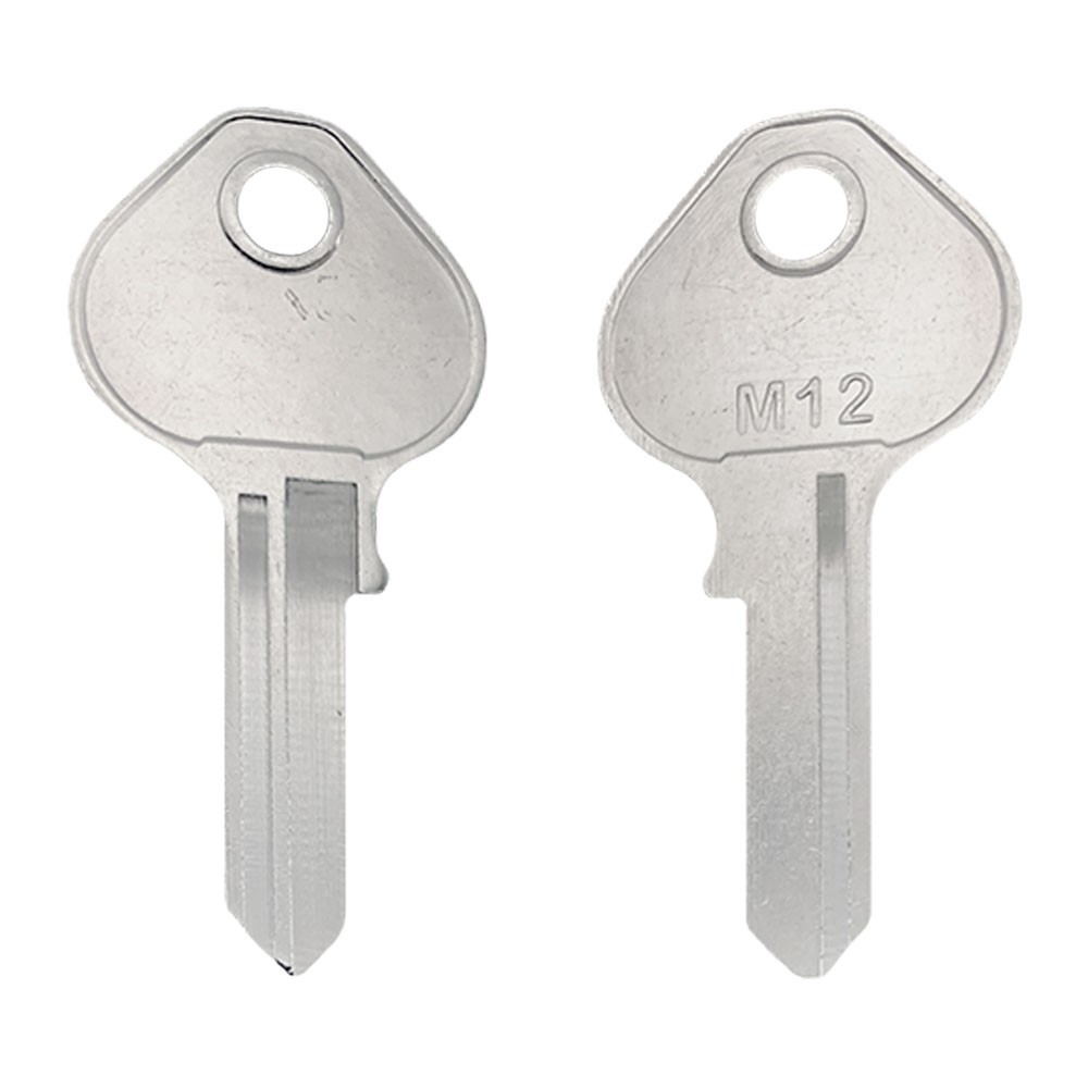 M12 / 1092D Key Blank Nickel