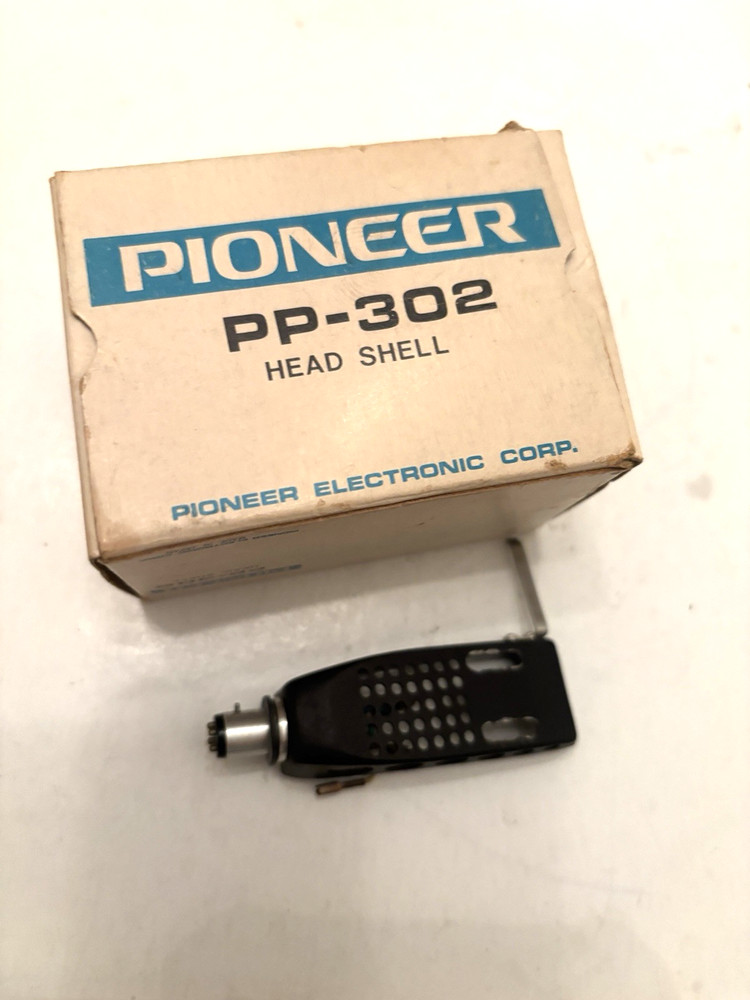 Ω Pioneer PP-302 Headshell (Black) Head shell for turntable