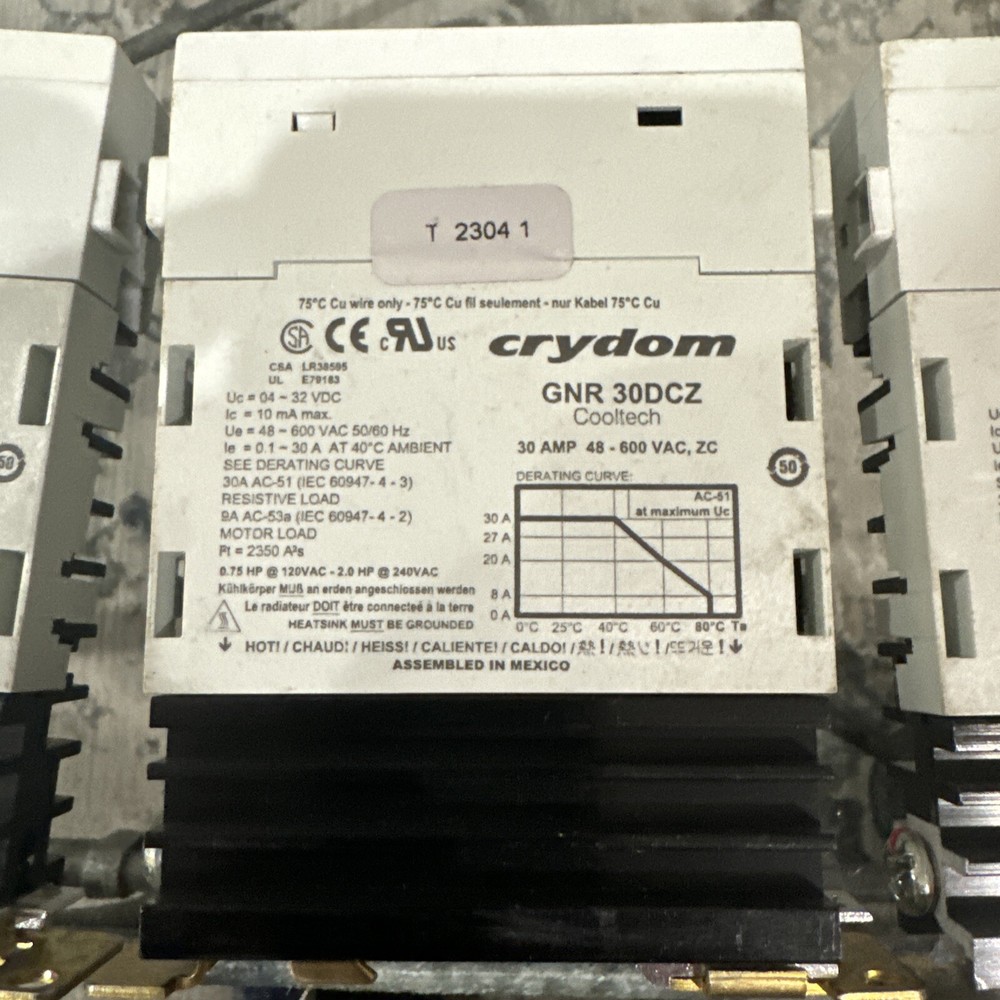 3 Lot - Crouzet GNR30DCZ Solid State Relay