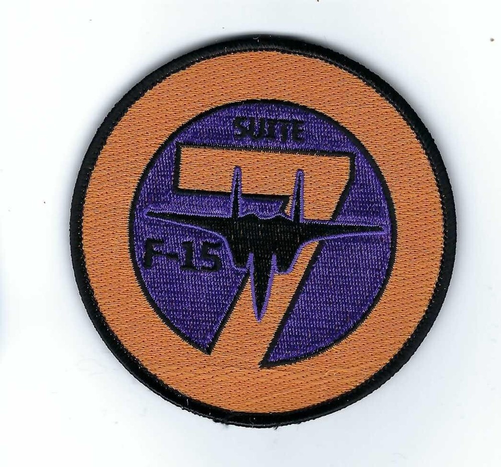 PATCH USAF F-15 ELECTRONIC WARFARE SYSTEM SUITE 7                  J23