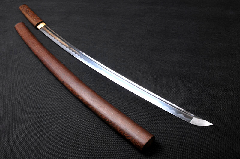 Rosewood Shirasaya Sword Razor Sharp Japanese Samurai Katana T10 Steel Practical