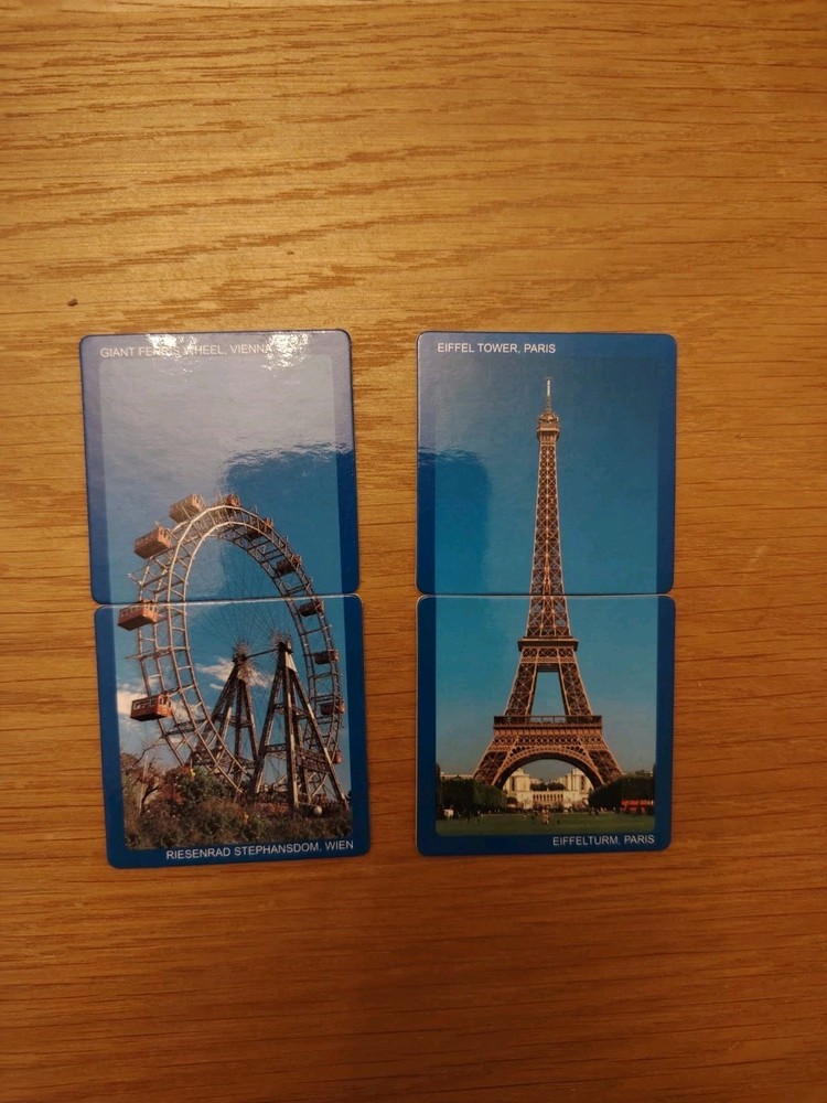 Brain Game Memory Card Game Famous Landmarks Readers Digest