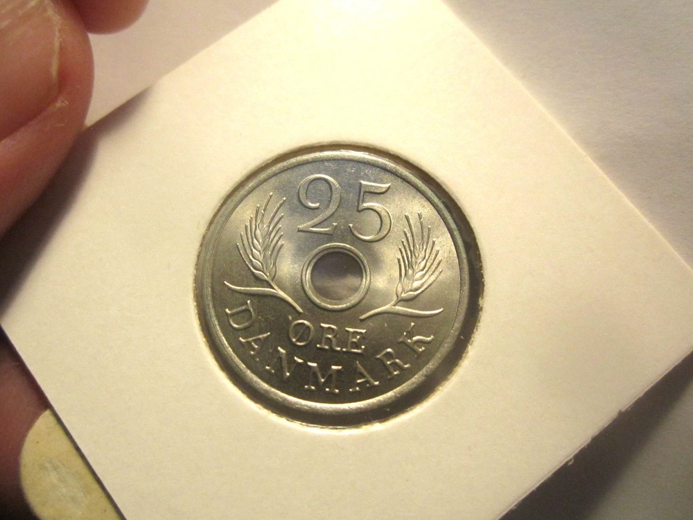 UNC 1971 DENMARK 25 ORE