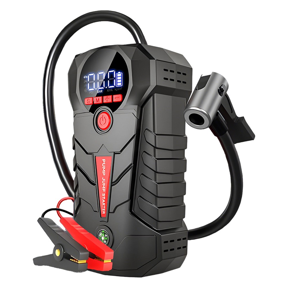 Portable Car Jump Starter with Air Compressor Inflator Air Pump Battery Charger