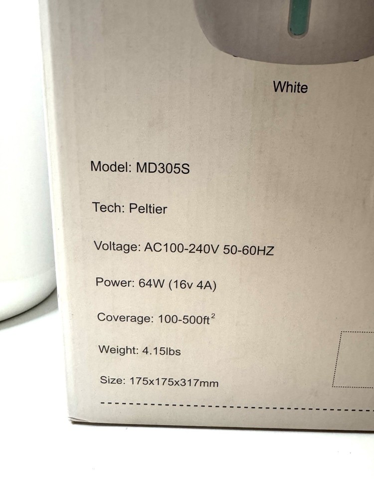 Makayla Mini Dehumidifier MD305 Silent Design Timer Smart Detection