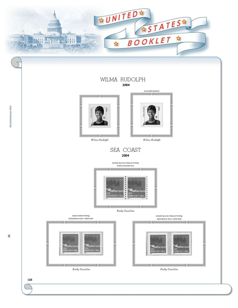 2004 U.S. Regular Issue Singles COMPLETE Supplement (White Ace Alternative)