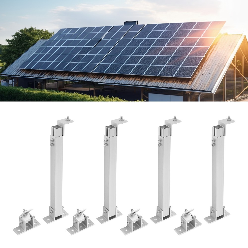4pcs Universal Mount Brackets Adjustable Solar Panel Mounting Brackets SALEUS