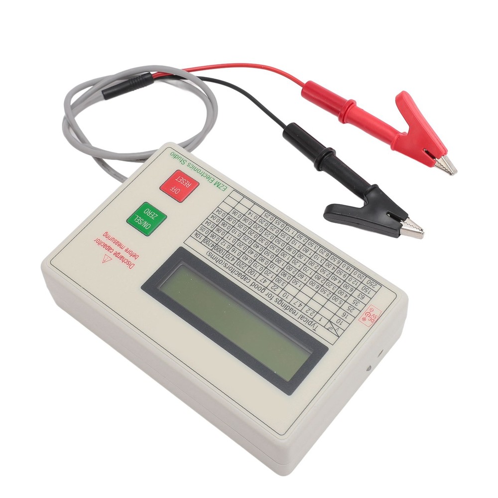 Meter Accurate Shutdown Function Portable Capacitance Tester Kit ⭐